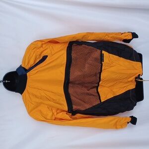 Vintage 90s MTI Adventurewear Kayaking Jacket Gold & Black, Sz S